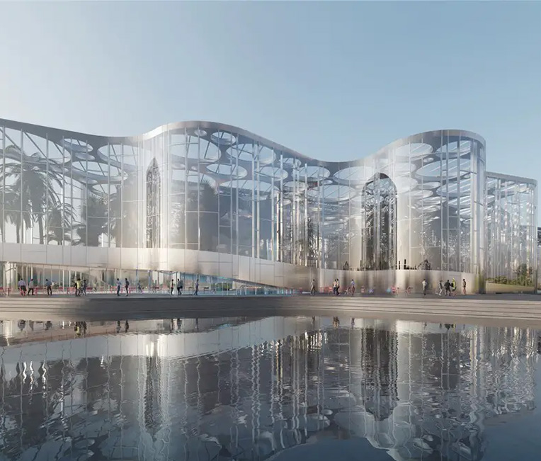 Approvvigionamento e installazione professionale di struttura composita parzialmente rivestita in acciaio-calcestruzzo (PEC) per il progetto del distretto orientale del parco culturale Expo (a sud di Xueyue Road), sezione 1, progetto in subappalto del rivestimento della struttura in acciaio per la sezione della zona C