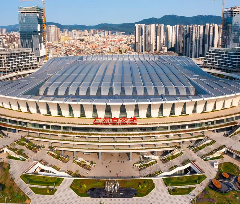 Progetto Hub ferroviario di Guangzhou Stazione di Guangzhou Baiyun (stazione di Tangxi).