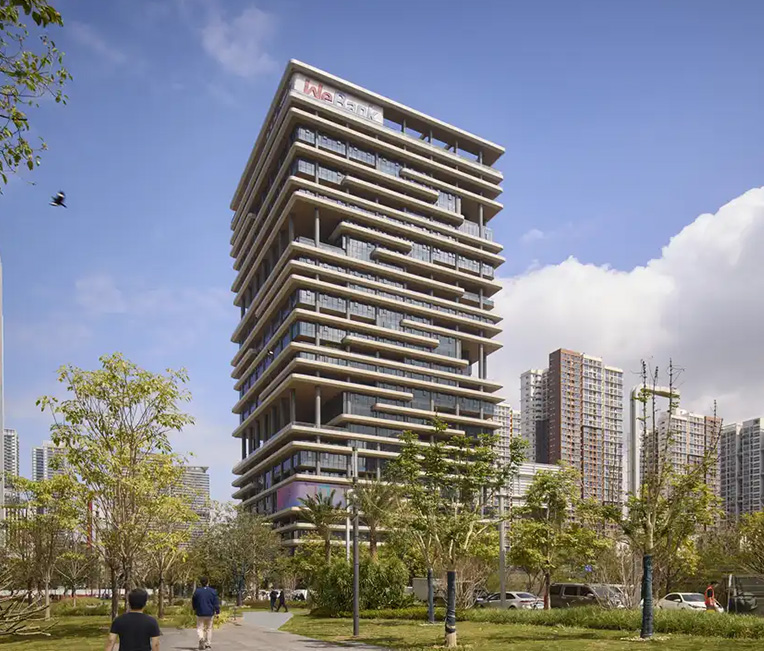 Edificio della sede centrale di Shenzhen Webank