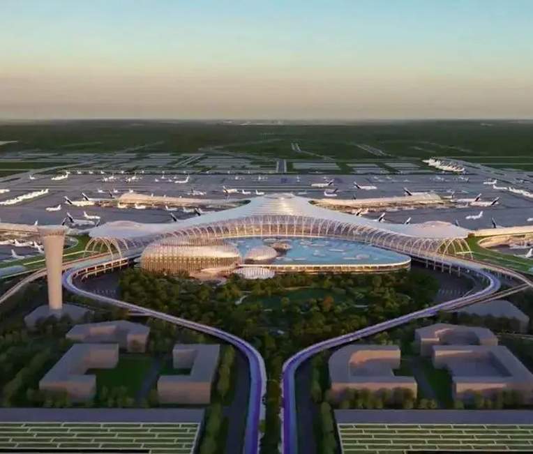 Verniciatura antincendio per il progetto di trasporto aereo di merci del progetto di espansione dell'aeroporto di Jinan